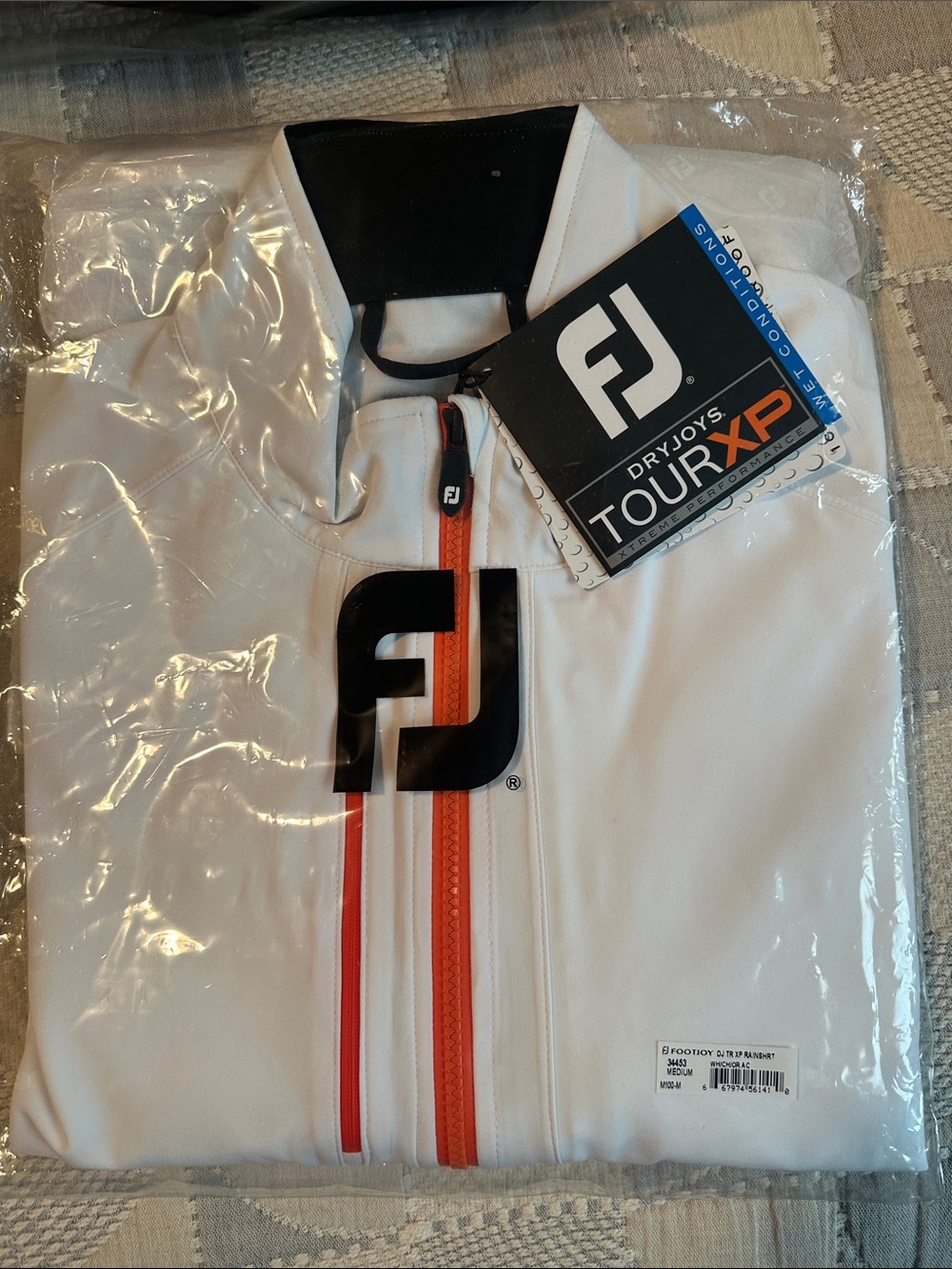NWT FootJoy Dryjoys Tour XP Rainshirt